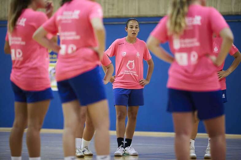 Imagen de archivo de un entrenamiento del equipo teldense/TA.